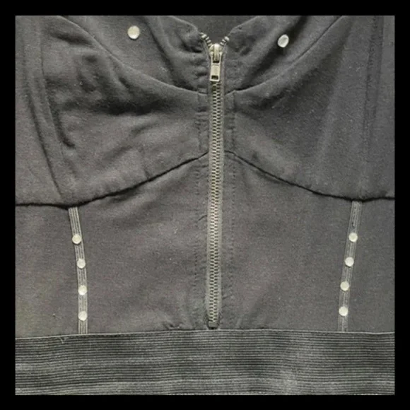 Balera Black Corset Peplum Top Tulle Punkcore Ballerinacore Goth Sexy CHP 2 XS - Picture 10 of 12